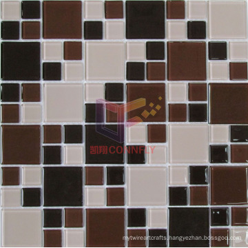 Brown Color Bath and Pool Used Crystal Mosaic (CFC506)